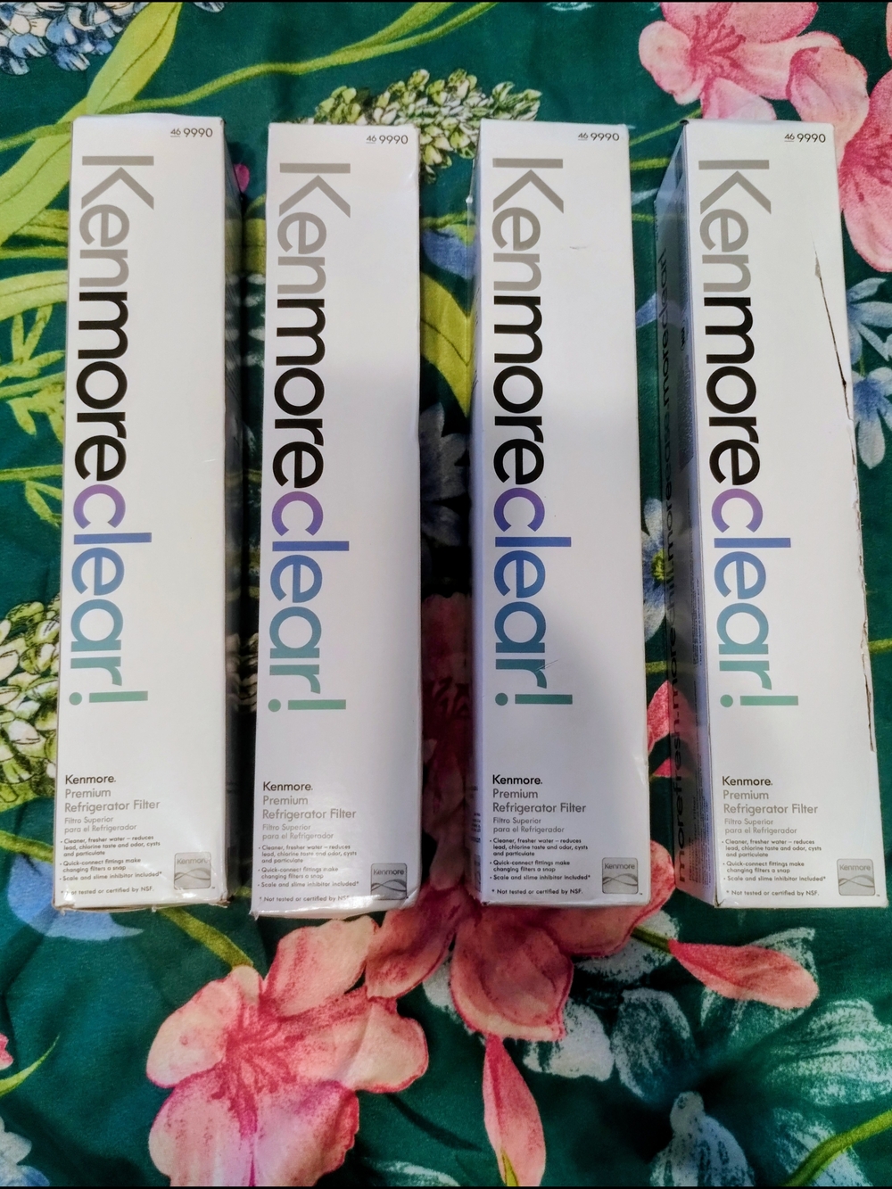 4 In Count Kenmore Clear! Refrigerator Water Filter - White Packaging🩵🩵🩵🩵